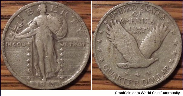 Standing Liberty Quarter (P) VF-20
