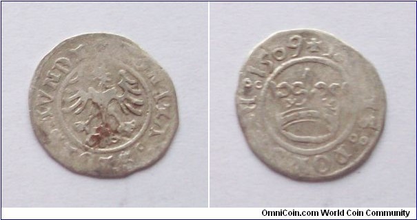 Poland 1509 1/2 Grosz