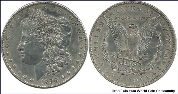 USA 1 Dollar 1898-Morgan