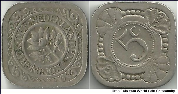 Nederland 5 Cent 1938