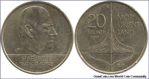 Norway 20 Kroner 1999 - Vinland