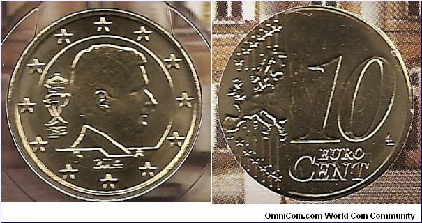 10 eurocent king Philippe