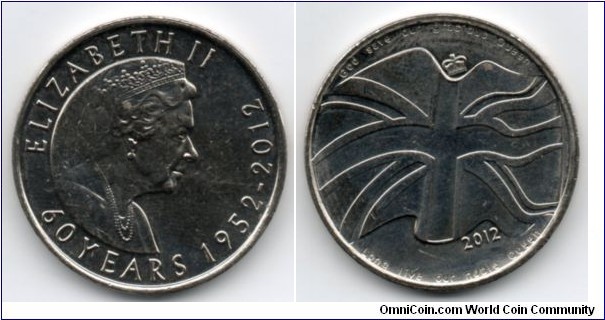 Royal Mint 2012 Diamond Jubilee medal