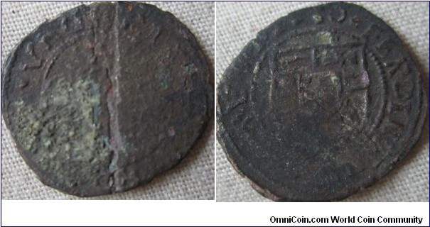 unknown date hungarian coin of Ferdiand
