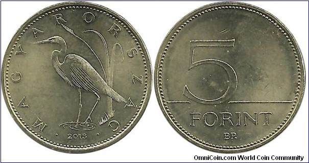 Hungary 5 Forint 2013