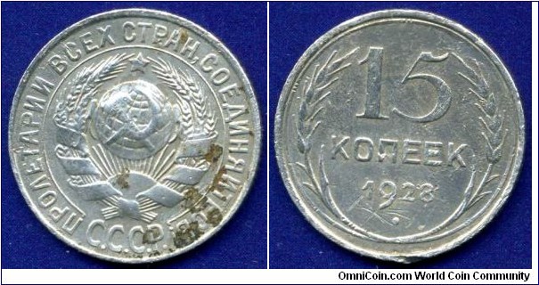 15 kopeks.
USSR.
Found yesterday with the help of a metal detector.


Ag500f.