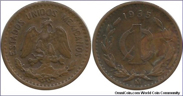 Mexico 1 Centavo 1935