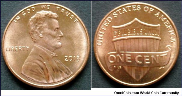 Lincoln cent.
2013