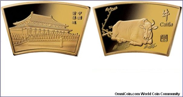 Canada, 2013-2014 Chinese Lunar Calendar Medallion Set, Cattle