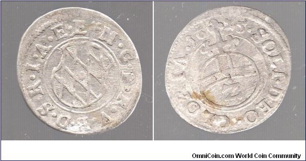 Bavaria 
2 Kreuzer 
Maximilian I 1598-1651 
Munich Mint