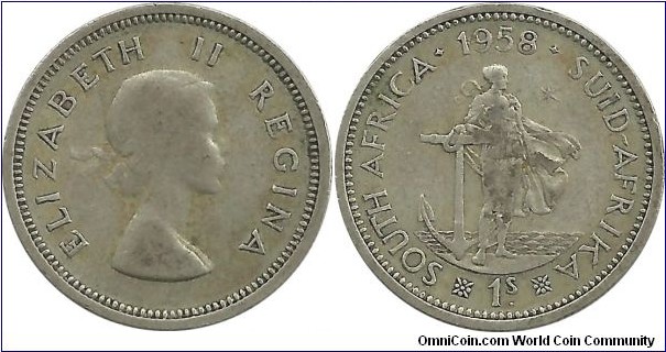 SouthAfrica 1 Shilling 1958