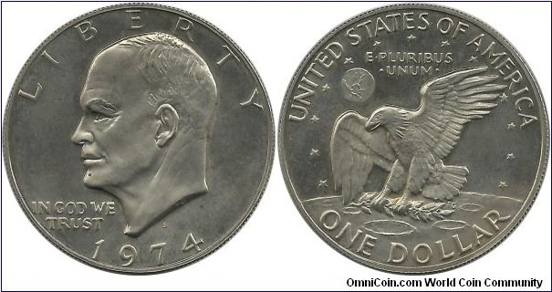 USA 1 Dollar 1974S