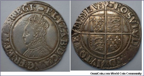 Elizabeth I Shilling.This coin is actually nearer EF but there's no Option for NEF or VF+ 