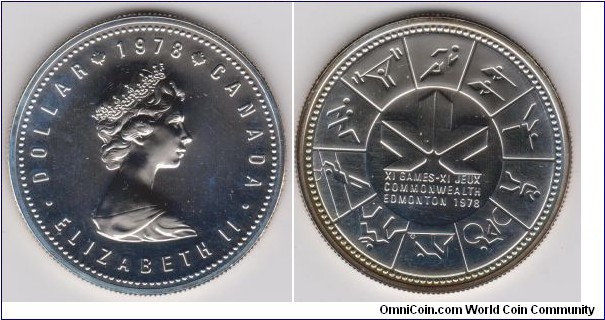 Canada 1978 one Dollar Symbols of the X1 Commonwealth