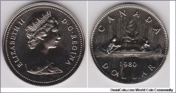 Canada One Dollar 1980
