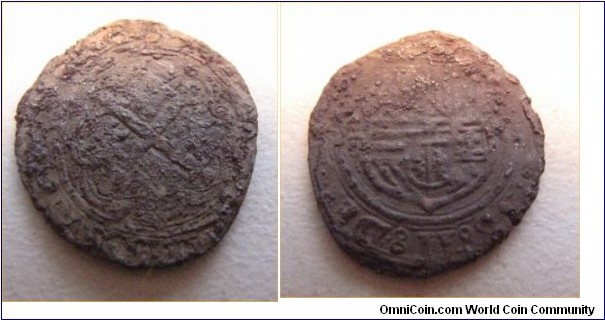 Real cob of Phillip II, Mexico City Mint. No Date, 1572 