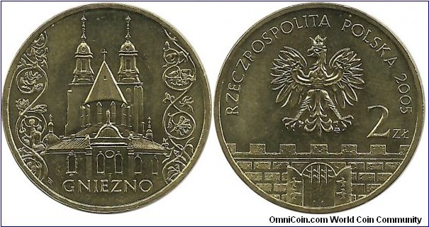Poland 2 Zlote 2005-Gniezno