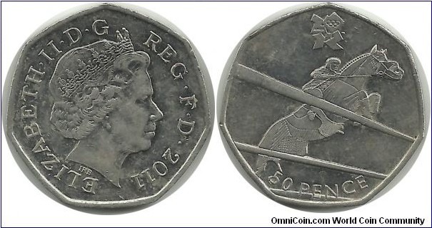 UKingdom 50 Pence 2011-Olympic Games London2012