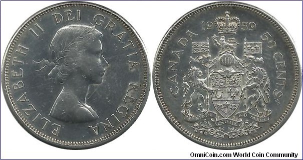 Canada 50 Cents 1959