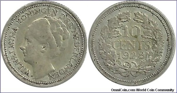 Nederlands 10 Cents 1928