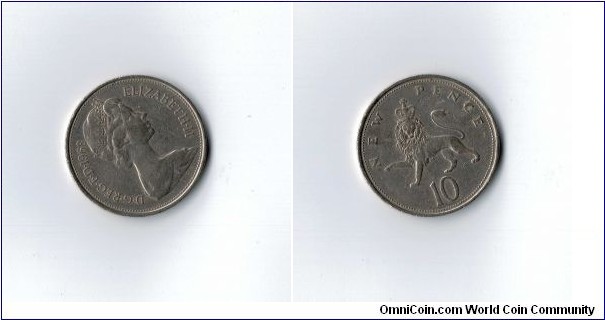 10p New Pence (old/large type)