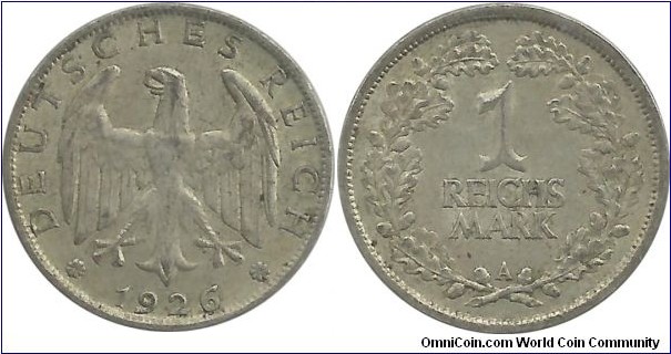 Germany 1 Mark 1926