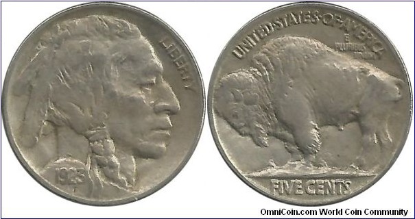 USA 5 Cents 1923