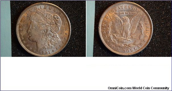 1921 Morgan Silver Dollar 