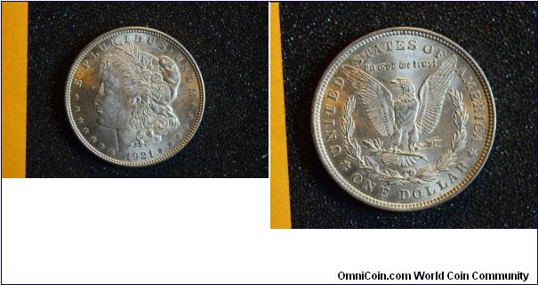 1921 Morgan Silver Dollar 