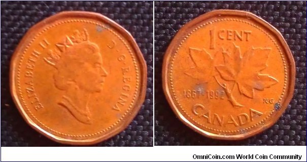 Canada 1 cent coin