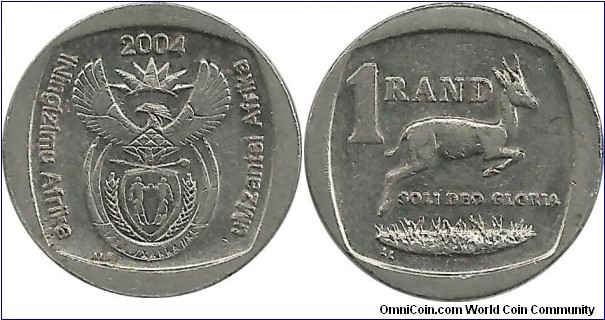 SouthAfrica 1 Rand 2004 Zulu-Xhosa