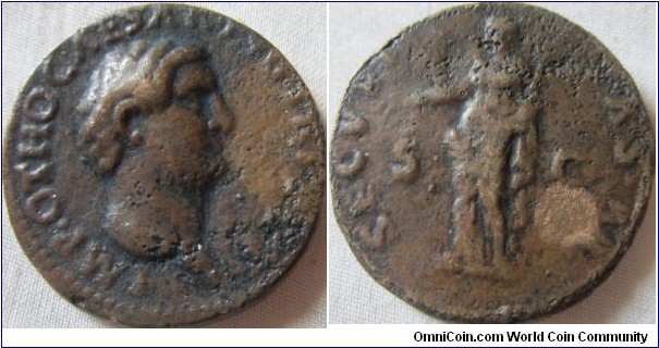 possibly a fake roman coin of emperor Otho, but possibly as early as 18th cnetury