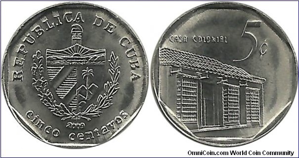 Cuba 5 Centavos 2009