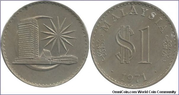 Malaysia 1 Ringgit 1971