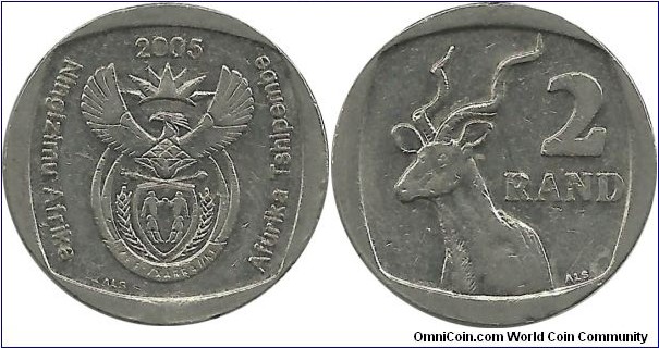SouthAfrica 2 Rand 2005 (Zulu-Venda)