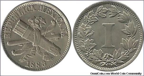 Mexico 1 Centavo 1883