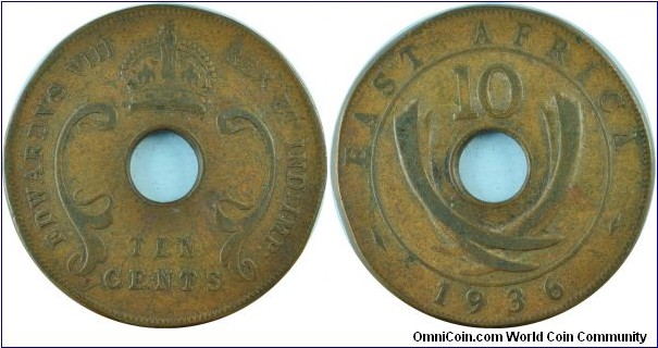 East Africa10Cents-km24-1936