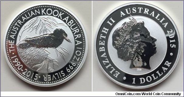 1 Dollar, Australian Kookaburra, 1 Oz Silver
