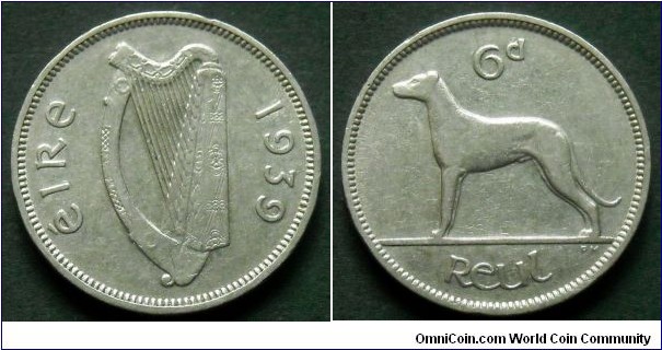 Ireland 6 pence.
1939