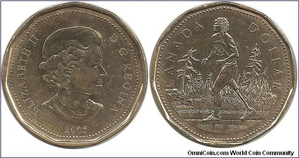 CanadaComm 1 Dollar 2005-Terry Fox