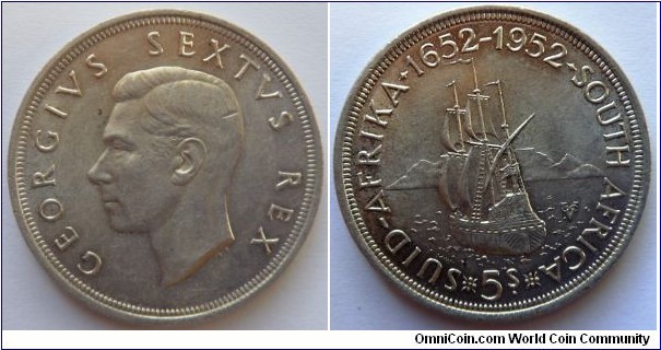 1652-1952 5 Shilling
Silver Value