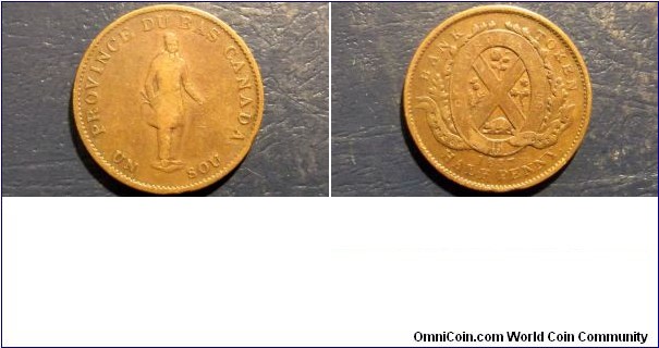 1837 Lower Canada 1 Sou 1/2 Penny KM#TN9 Montreal Nice Grade Large Token Go Here:

http://stores.ebay.com/Mt-Hood-Coins