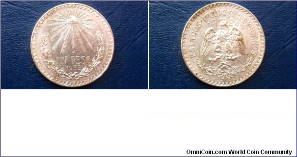 Sold !! .720 Silver 1933 Mexico Peso KM#455 Cap & Rays Type Nice Grade Coin Go Here:

http://stores.ebay.com/Mt-Hood-Coins
