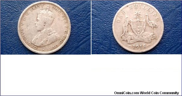 Silver 1918 Australia Shilling KM#26 Kangaroo & Emu Nice Toned 
Go Here:

http://stores.ebay.com/Mt-Hood-Coins