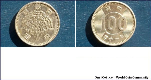 Silver Yr.34(1959)-Yr.41(1966) Japan 100 Yen Sheaf of Rice High Grade Coin 
Go Here:

http://stores.ebay.com/Mt-Hood-Coins