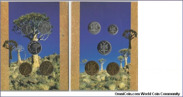 Namibia 1993 Mint Set