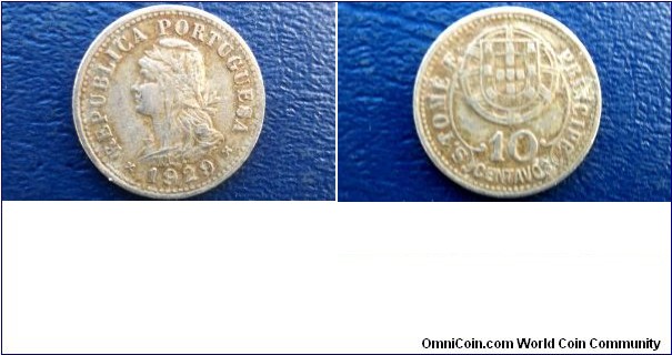 Scarce 1929 Saint Thomas Prince Island 10 Centavos KM#2 Liberty Nice Grade Go Here:

http://stores.ebay.com/Mt-Hood-Coins