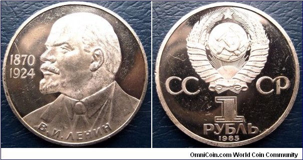 Scarce 1985 Russia USSR CCCP Rouble Y#197.1 150th Birth of Lenin Proof Go Here:

http://stores.ebay.com/Mt-Hood-Coins