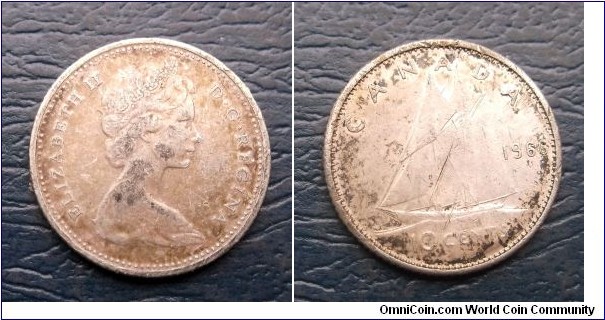 Silver 1961 Canada 10 Cents QEII KM#51 Sailboat Nice Toned Last Year Go Here:

http://stores.ebay.com/Mt-Hood-Coins