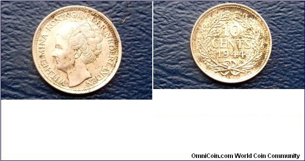 Silver 1944-P Netherlands 10 Cents KM#163 Nice Grade Toned Circulated Coin Go Here:

http://stores.ebay.com/Mt-Hood-Coins
